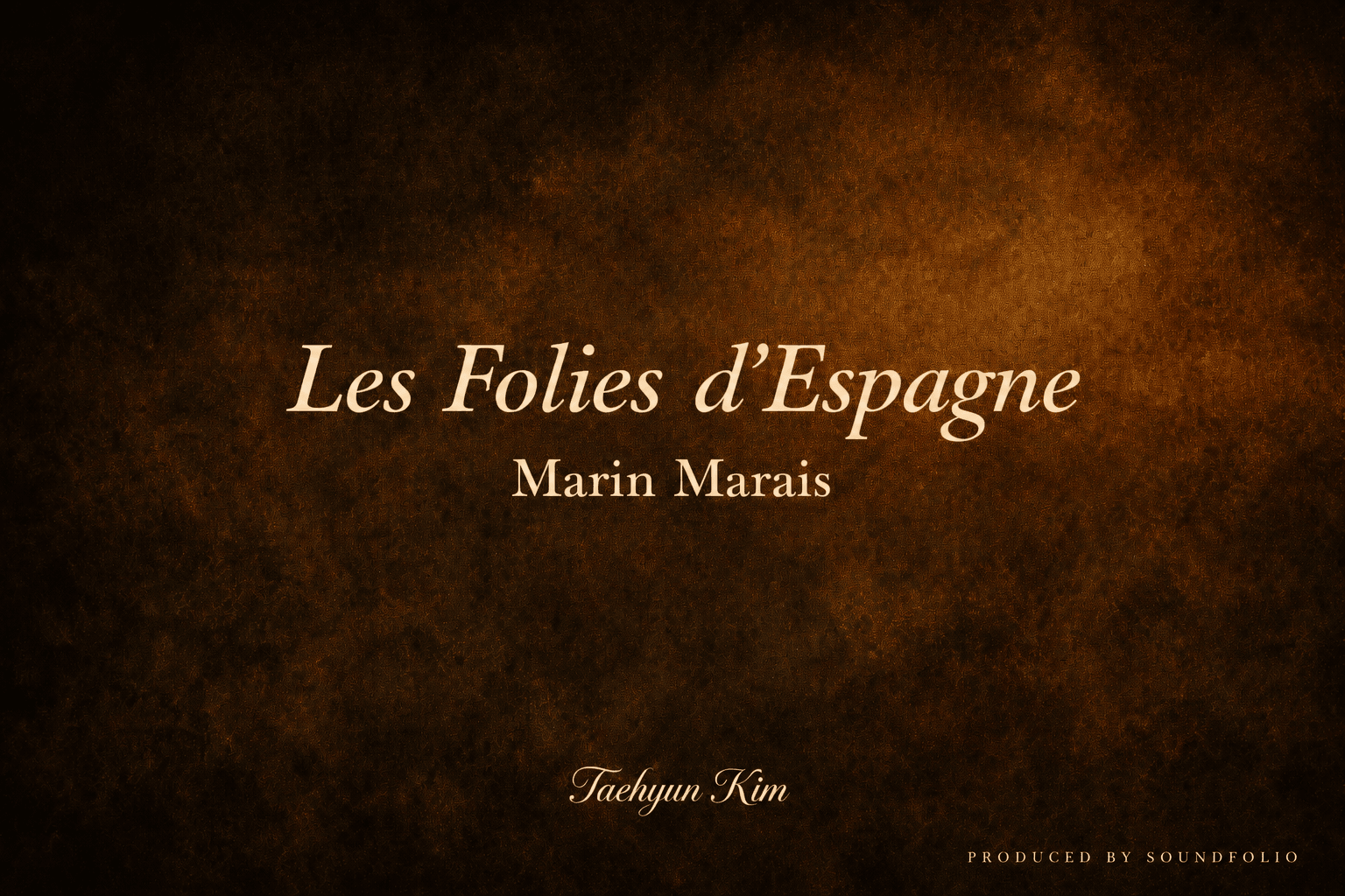 Les folies d'Espagne - Marin Marais
